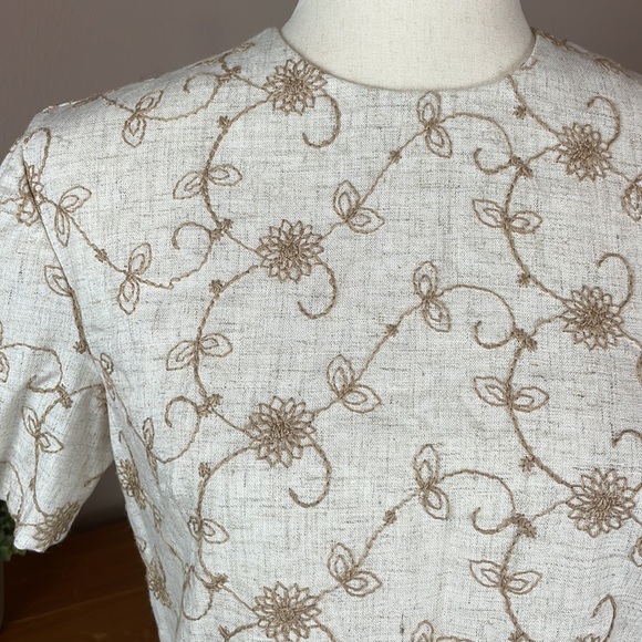 Handmade vintage 60’s embroidered dress - Picture 3 of 4